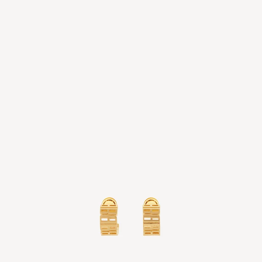 Pendientes de aro nano para mujer en oro brillante Pendientes de aro nano para mujer en oro brillante