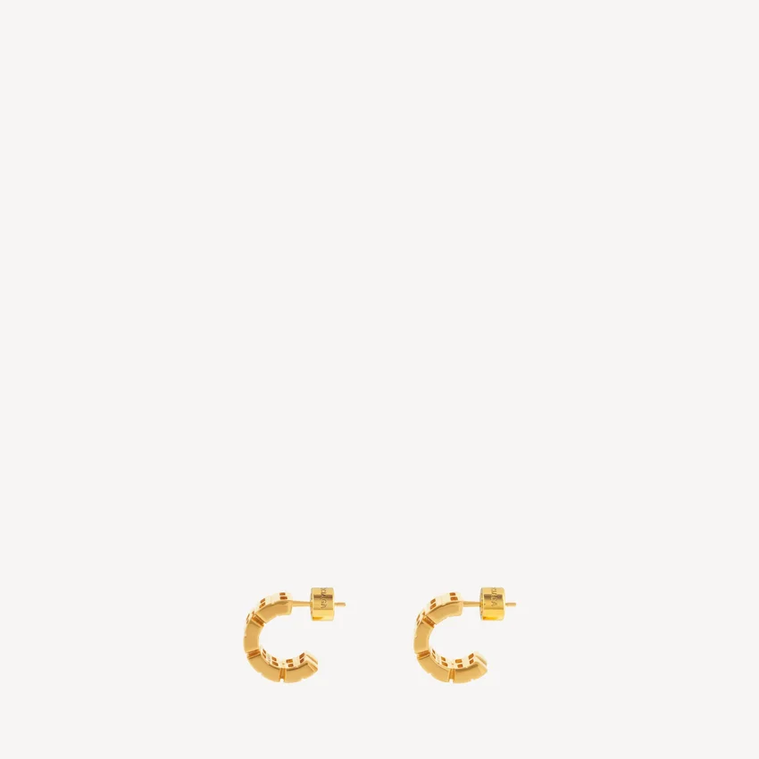 Pendientes de aro nano para mujer en oro brillante Pendientes de aro nano para mujer en oro brillante
