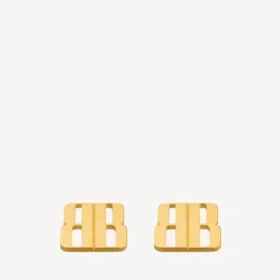 Pendientes de botón Nano en dorado