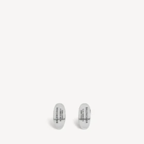 Pendientes de botón para el Everyday en plata envejecida