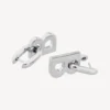 Pendientes de cadena B XS en plata