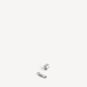 Pendientes de clip DIY para hombre en plata