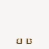 Pendientes de mujer b xs en oro brillante Pendientes de mujer b xs en oro brillante