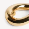 Pendientes Eisa Ellipse para mujer en oro brillante Pendientes Eisa Ellipse para mujer en oro brillante