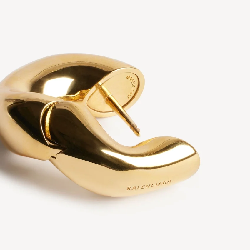 Pendientes Eisa XS para mujer en oro brillante Pendientes Eisa XS para mujer en oro brillante