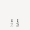 Pendientes Melrose B XS para hombre en plata envejecida Pendientes Melrose B XS para hombre en plata envejecida
