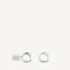 Pendientes «Saint-Germain» para mujer con etiqueta en plata brillante Pendientes «Saint-Germain» para mujer con etiqueta en plata brillante