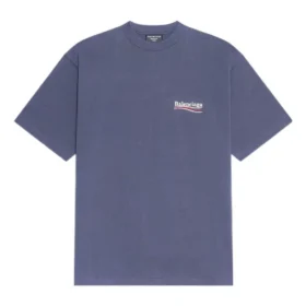 Political Campaign Camiseta, corte medio «Gris oscuro y blanco» 620967TKVJ11366