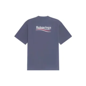 Political Campaign Camiseta, corte medio «Gris oscuro y blanco» 620967TKVJ11366