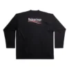 Political Campaign Long Sleeve T-Shirt Large Fit «Black» 681046TKVJ11070