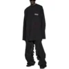 Political Campaign Long Sleeve T-Shirt Large Fit «Black» 681046TKVJ11070