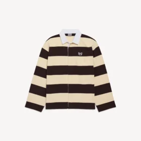 Polos de hombre en marrón oscuro/beige