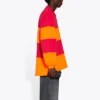 Polos de manga larga con corte irregular «Raspberry Fluo Orange» 657073TKVA56667