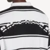 Polos de manga larga para hombre en negro/blanco