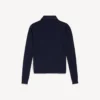 Polos de punto de manga larga para hombre en azul marino Polos de punto de manga larga para hombre en azul marino