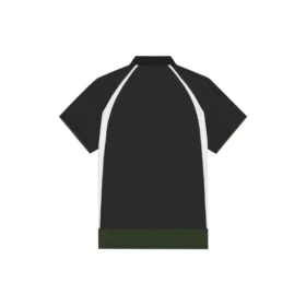 Polos deportivos de manga corta informales de doble capa para hombre de Balenciaga, colección Otoño-Invierno 2021, negro 661507TKVA51042 Polos deportivos de manga corta informales de doble capa para hombre de Balenciaga, colección Otoño-Invierno 2021, negro 661507TKVA51042