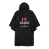 Poncho «Black» de Balenciaga «I Love Paris» 812055TRO591000