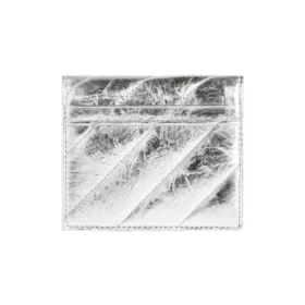 Portamonedas y tarjetero Crush con solapa, acolchado metalizado «Silver» 766461210IW8110
