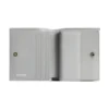 Portamonedas y tarjetero Crush con solapa, acolchado metalizado «Silver» 766461210IW8110
