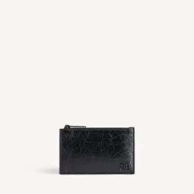 Portamonedas y tarjetero largo «Monaco» para hombre en negro Portamonedas y tarjetero largo «Monaco» para hombre en negro
