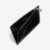 Portamonedas y tarjetero largo «Superbusy» para hombre  en negro