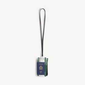 Portamóviles para hombre en azul pasaporte