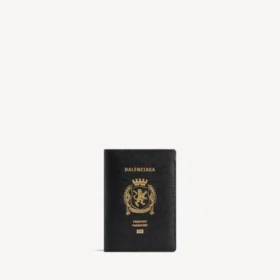 Portapasaportes para hombre en color negro