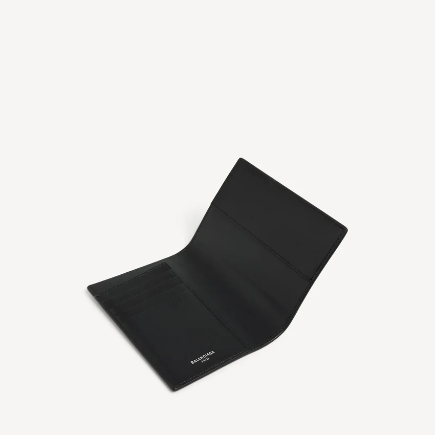 Portapasaportes para hombre en color negro Portapasaportes para hombre en color negro