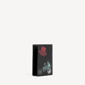 Portapasaportes para hombre en negro/multicolor
