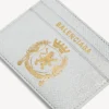 Portatarjetas de pasaporte para hombre en color plata Portatarjetas de pasaporte para hombre en color plata