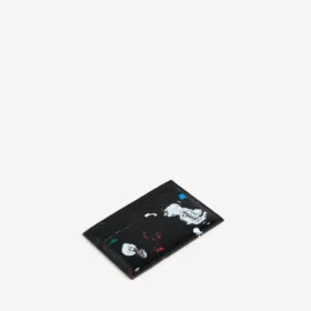 Portatarjetas y billetes para hombre en negro/multicolor