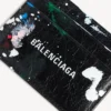Portatarjetas y billetes para hombre en negro/multicolor Portatarjetas y billetes para hombre en negro/multicolor