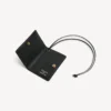 Portatarjetas y pasaporte para hombre con colgante en negro/multicolor Portatarjetas y pasaporte para hombre con colgante en negro/multicolor