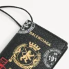 Portatarjetas y pasaporte para hombre con colgante en negro/multicolor Portatarjetas y pasaporte para hombre con colgante en negro/multicolor