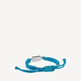 Pulsera de encaje Saint-Germain en turquesa/negro/verde/plata brillante