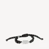 Pulseras de encaje Saint-Germain en negro/blanco/plata brillante Pulseras de encaje Saint-Germain en negro/blanco/plata brillante