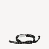 Pulseras de encaje Saint-Germain en negro/blanco/plata brillante Pulseras de encaje Saint-Germain en negro/blanco/plata brillante