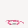Pulseras de encaje Saint-Germain en rosa/negro/blanco/plata brillante Pulseras de encaje Saint-Germain en rosa/negro/blanco/plata brillante