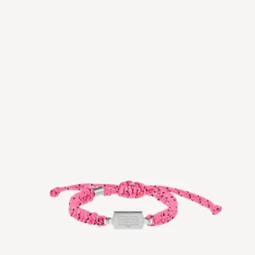 Pulseras de encaje Saint-Germain en rosa/negro/blanco/plata brillante