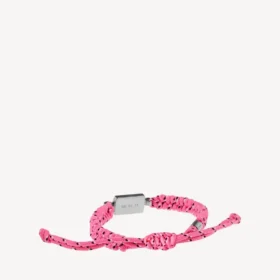 Pulseras de encaje Saint-Germain en rosa/negro/blanco/plata brillante
