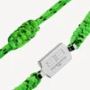 Pulseras de encaje Saint-Germain en verde neón/negro/plata brillante Pulseras de encaje Saint-Germain en verde neón/negro/plata brillante