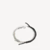 Pulseras/gargantillas Malibu Pearl en negro/blanco/plata brillante Pulseras/gargantillas Malibu Pearl en negro/blanco/plata brillante