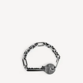 Pulseras «Neverlost» para hombre en plata envejecida