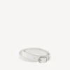 Pulseras triple de mujer «City» en blanco óptico/plata brillante Pulseras triple de mujer «City» en blanco óptico/plata brillante