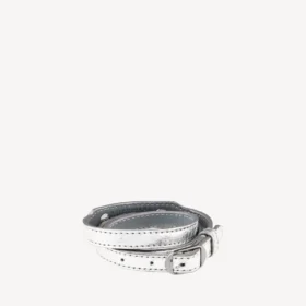 Pulseras urbanas de tres vueltas para mujer en plata