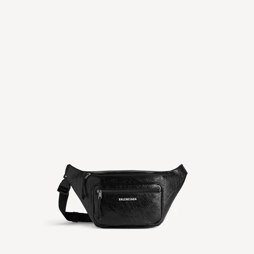 Riñonera Explorer para hombre en negro Riñonera Explorer para hombre en negro