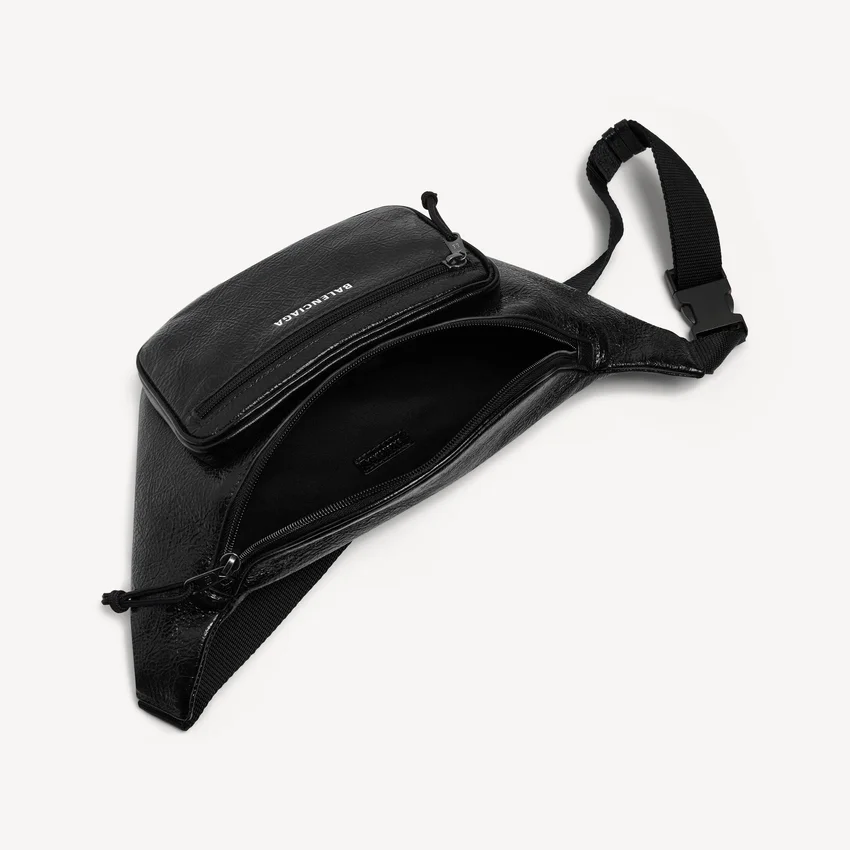 Riñonera Explorer para hombre en negro Riñonera Explorer para hombre en negro