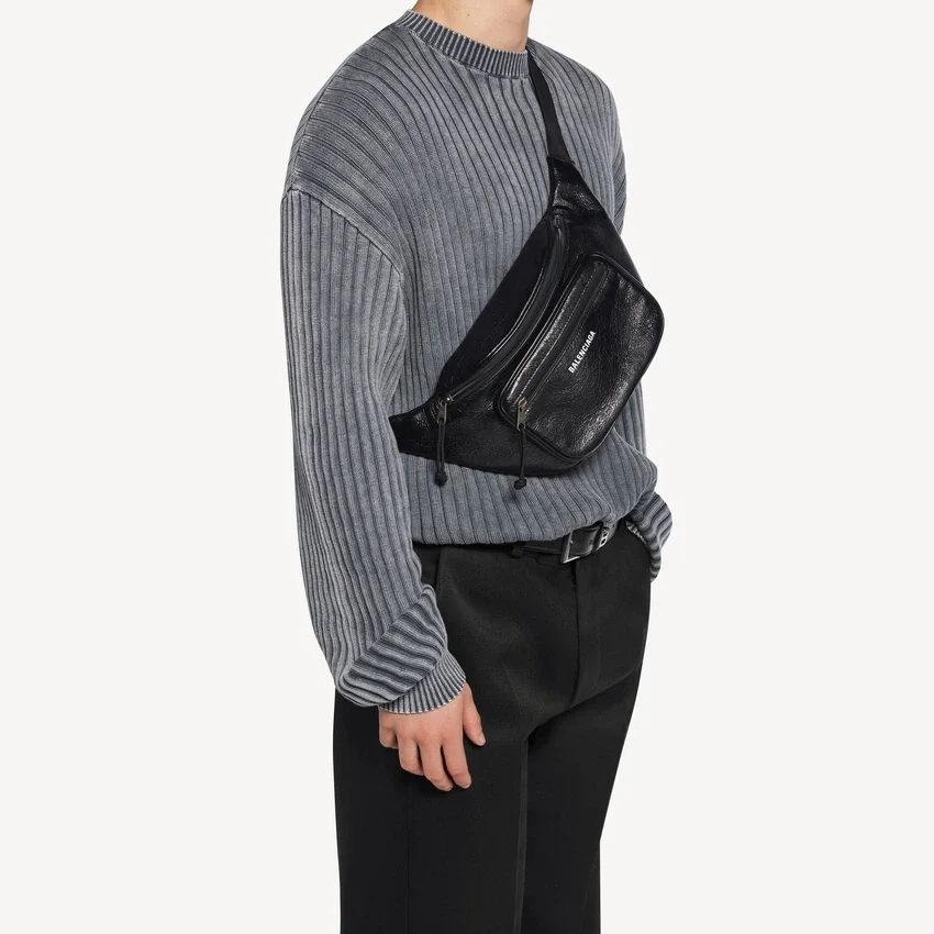 Riñonera Explorer para hombre en negro Riñonera Explorer para hombre en negro