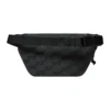 Riñonera mediana Signature de lona jacquard con BB Monogram «Negro» 713042210HH1061