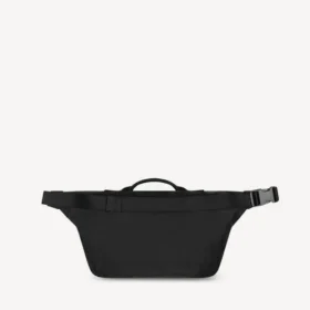 Riñonera militar para hombre, grande, en negro